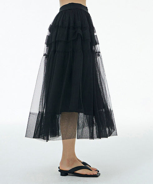 See-through Mesh Skirt